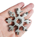 Chave Multifuncional Floco de Neve 18 Em 1 | Snowflake Tool