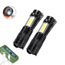 Lanterna Tática Recarregável USB | Super LED Zoom